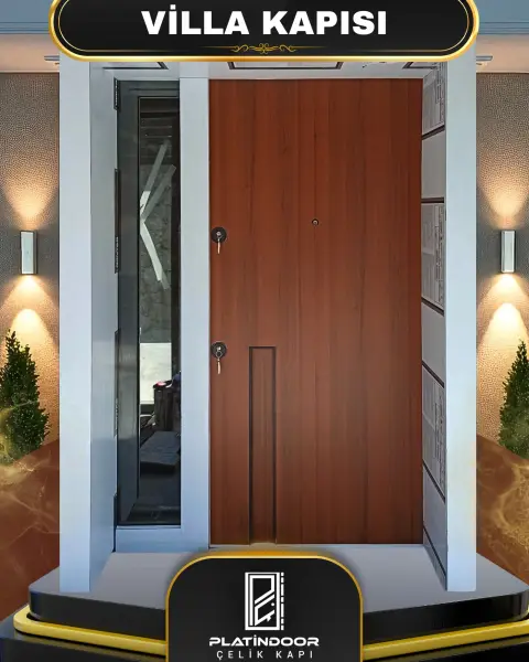 Platin Door Sade doğal doku — ahşap görünüm